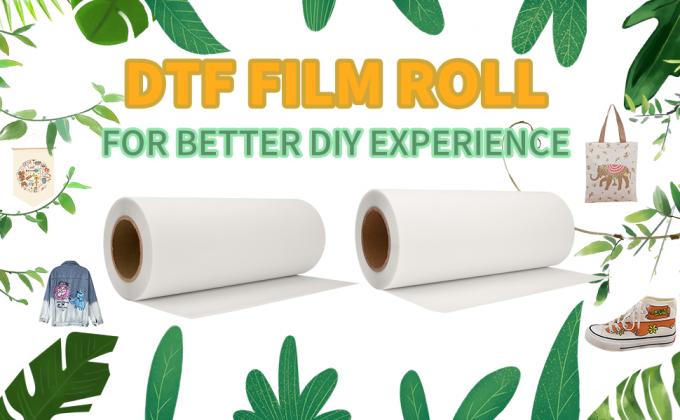 Film DTF Reflektif Pelangi Berwarna Untuk Desktop DTF Printing Materials 0