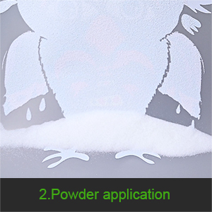 1kg Hot Melt Adhesive Powder Putih TPU Transfer Powder Untuk DTF Printing 3