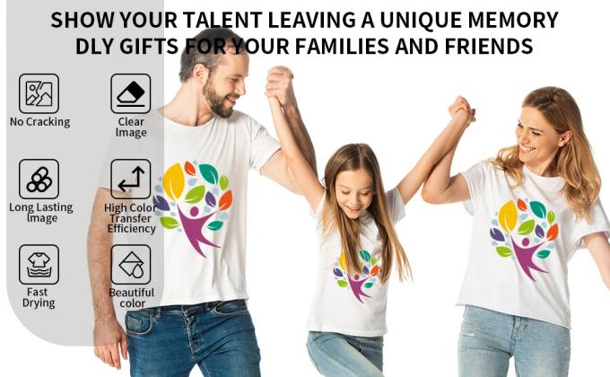 A4 / A3 DTF Printer Film Cold Peel 75U Ketebalan PET Release Film Non Adhesive 0