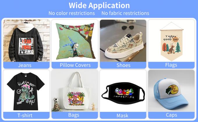 60cm Digital Printing DTF Heat Transfer PET Film DTF Printer Film Pria Canvas Shoes T-shirt Printing DTF Paper PET Film 3