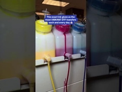 1000ml DTF Ink CMYK tinta putih untuk T-Shirt & Pet Film Printing Premium DTF Printer Inks