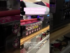 UV Dtf Transfer Ab Pet Film Roll Ab Film Transfer Dtf Pet A3 30cm UV Dtf Film untuk Printer UV