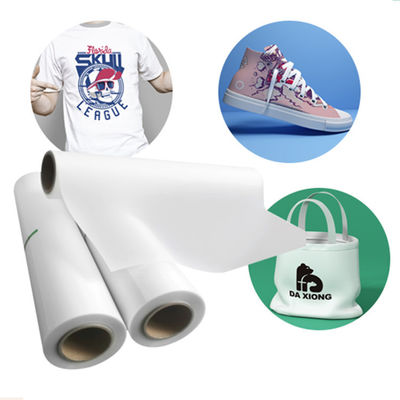 DTF Transfer Film Roll 60cm*100m Double Side Matte Clear PreTreat PET Heat Transfer Paper Cold and Hot Peel
