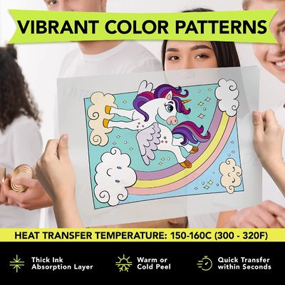 A4 Premium DTF Transfer Film Roll 8.27 &quot; x 328ft Matte Clear PreTreat PET Heat Transfer Paper untuk Printer DTF A4