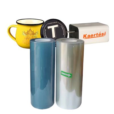 Putih 30cm UV Film UV Pencetakan CMYK Warna Putih Untuk Kaca Kulit Logam Akrilik
