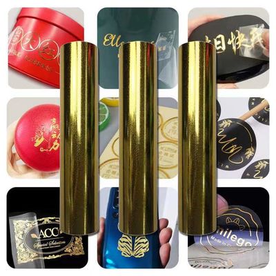 Emas Perak UV DTF Transfer Film Putih Transparan Ab Pet Film Untuk Kasus Ponsel
