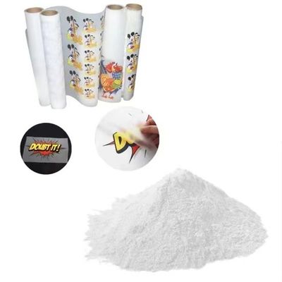 Putih Hitam DTF Printing Materials Hot Melt Adhesive Heat Transfer Print Powder
