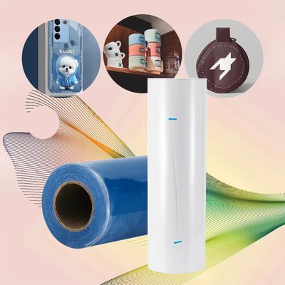60cm Putih UV DTF Transfer Film Jelas UV DTF Ab Film Untuk Phone Case Botol Kayu