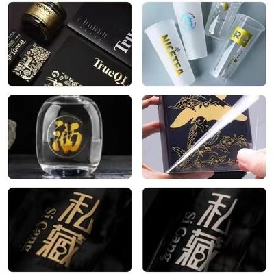 Digital UV Printing Material UV Transfer Stickers Logo Gold Foil DTF Printer Film
