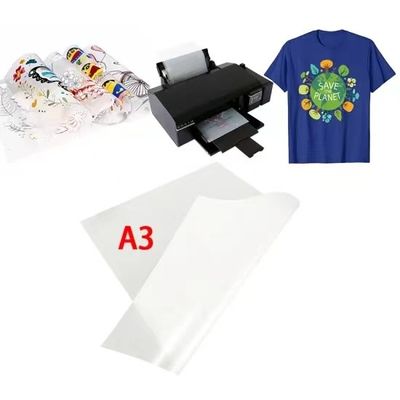 DTF White Ink Transfer Pet Film Roll Paper Film Untuk DTF 75U Ketebalan Release Pet Film Roll