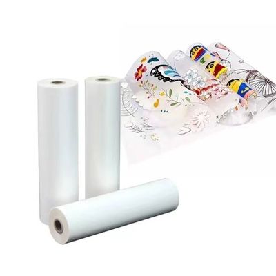 75mic mat cetakan tinta putih DTF pet film hot peel 30cm 60cm langsung ke film untuk pencetakan pakaian