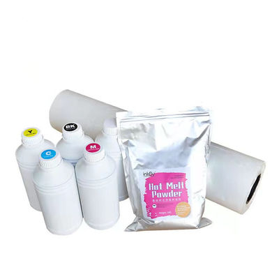 42cm Double Side Matte DTF Hot Peel Film Roll 75mic DTF Printing Film Untuk Garment
