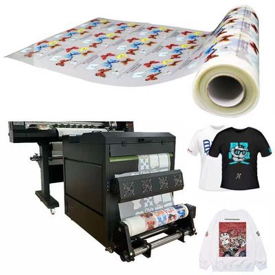 42cm Double Side Matte DTF Hot Peel Film Roll 75mic DTF Printing Film Untuk Garment