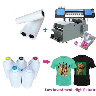 A4 A3 PET DTF Film Roll Digital Inkjet Printing Film Untuk L1800 XP600 3880 3800