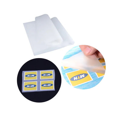 30cm*100m 75U Ketebalan Pelepasan Pet Film Roll Double-sided Cold Peel Hot Peel Heat transparent Film 30cm untuk T-shirt DTF