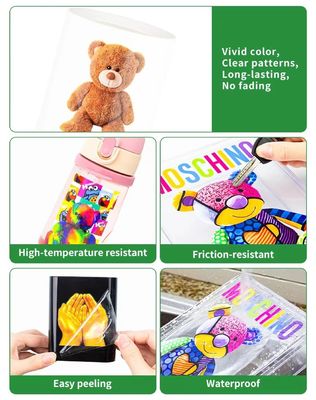 Bahan cetak UV Matte Glossy All In One Film Transfer UV Dtf Untuk Printer UV Dtf