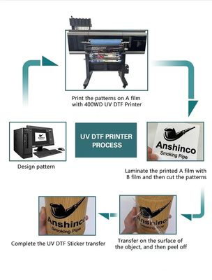 UV Dtf Transfer Ab Pet Film Roll 30*100cm Ab Film Transfer Dtf A3 30cm UV Dtf Cetak Film