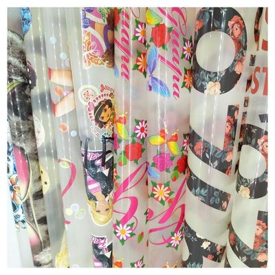 Transparent Matte Cold Peeling PET Film Untuk Offset / Screen Printed Packaging Solutions