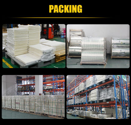 Cold Peeling Garment Offset Printing Film Resistensi Panas Glossy / Matte Surface Finish