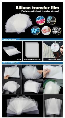 Film Cetak Offset Polyester Untuk Cetakan Layar Garment Lampu Surface Gloss / Matte Finish