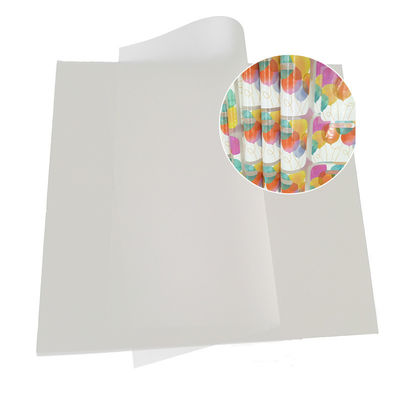 48*64cm Silikon PET Film Untuk Offset / Screen Printing 75mic Matte Polyester Film