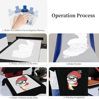 80-100 Mikron TPU DTF Powder Untuk Pencetakan Film DTF