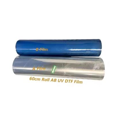 60CM UV DTF AB Film Roll Roller Untuk Film Transfer Digital Langsung Transparan Dan Putih