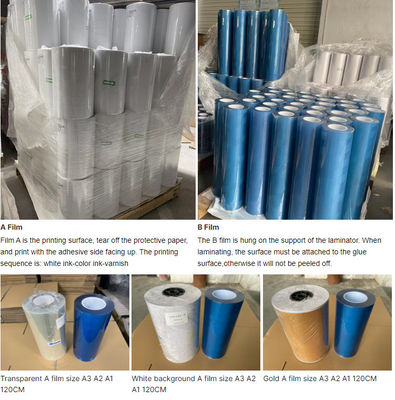 UV Transfer Sticker Uv Dtf Cup Wrap Cups Transfer Uv Dtf Ab Film Untuk Pencetakan Label Sticker
