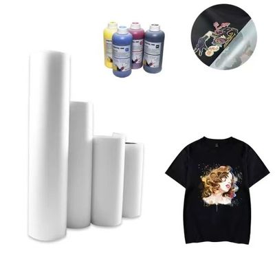 75mikron Matte Instant Hot Peel 60cm*100m DTF Printed Roll Film Untuk T-Shirt