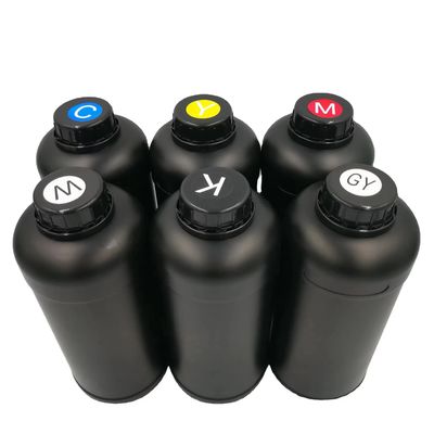 UV Ink CMYK+V untuk kepala printer Epson dx7/dx5/dx4 1L penggunaan untuk kulit casing telepon