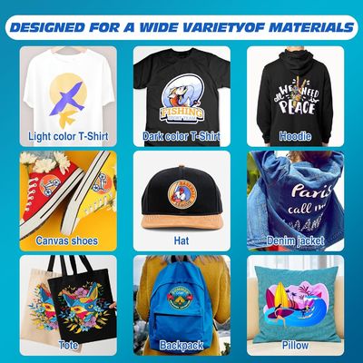 A4 DTF transfer film Glossy/Matte 130-150 Celsius Transfer suhu Untuk tinta DTF