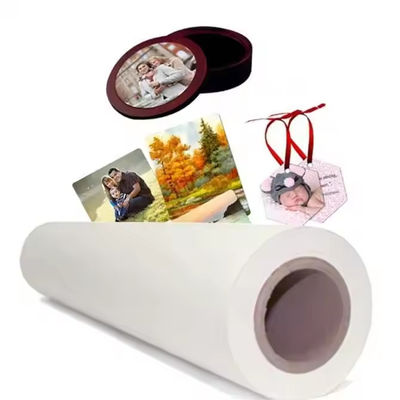 95GSM 51 Inch * 100m Sublimation Heat Transfer Paper Rolls Untuk Pakaian Olahraga Polyester