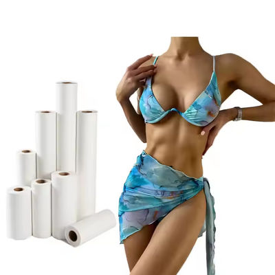 mudah 33g Polyester tahan lama Sublimasi Transfer Paper Roll Tekstil Transfer Panas Digital Printing