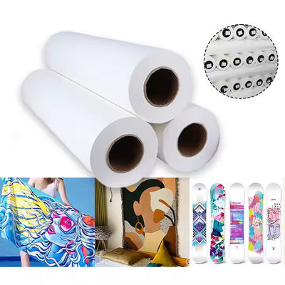 95GSM 44 inci*400m epson kertas sublimasi Roll Untuk Kain Polyester