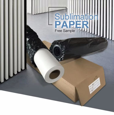 Percetakan Digital 47 Inch 100gsm Roll To Roll Sublimation Paper Untuk Printer Sublimasi Format Besar