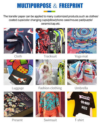 Percetakan Digital 47 Inch 100gsm Roll To Roll Sublimation Paper Untuk Printer Sublimasi Format Besar