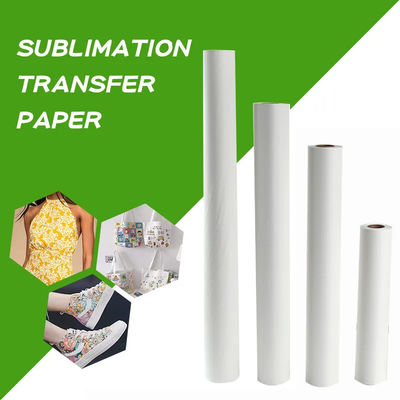 Bahan cetak sublimasi tahan panas yang bisa dicuci mesin 100 gram kertas transfer poliester