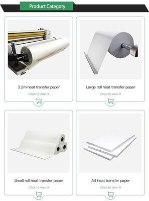 Kertas Sublimasi Pewarna Untuk Tahan Panas Dengan Tinta Sublimasi Pewarna