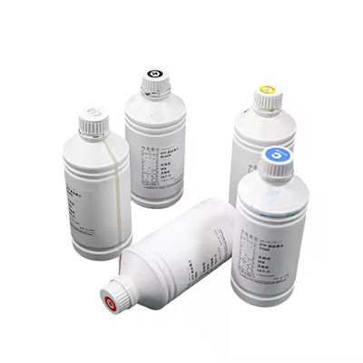 PET Transfer DTF Tinta Berbasis Air CMYK+W Warna Tinta DTF Tinta Printer untuk Tekstil