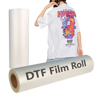 60cm*100m DTF PET Film tinta putih Instant Hot &amp; Cold Peel Tersedia