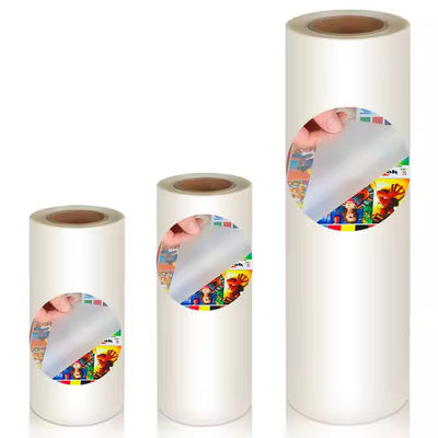 60CM x 100M DTF PET Film Roll Heat Transfer Film untuk Apparel dengan TPU Powder Compatibility