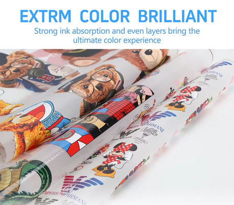 DTF PET Film 75mic 33cm cetakan tinta putih Sempurna untuk Custom Printing pada Kain dan Pakaian