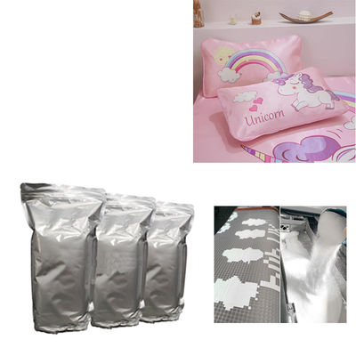 Putih dan hitam DTF TPU bubuk panas meleleh untuk cetakan Vibrant (1kg, 5kg) Menggunakan transfer panas