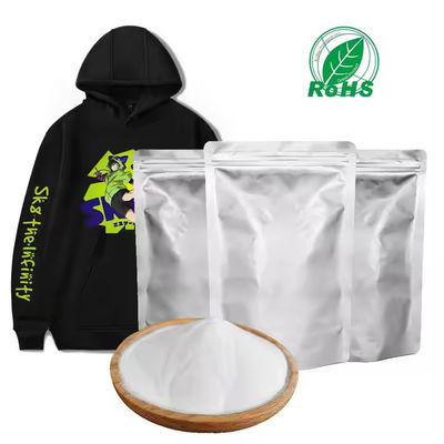 1kg 80um putih/hitam TPU DTF Hot Melt Powder untuk Pencetakan T-shirt Transfer Panas