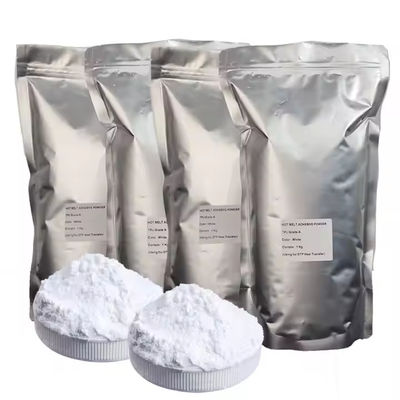 Putih dan hitam DTF TPU bubuk panas meleleh untuk cetakan Vibrant (1kg, 5kg) Menggunakan transfer panas