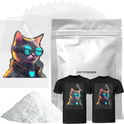 100mic 5kg putih TPU Hot Melt Glue Powder untuk Transfer DTF