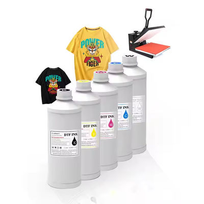 Cmykw Inkjet Printer Transfer Film Dtf Pigment Ink Premium Untuk Pencetakan Dtf