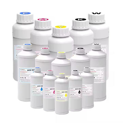 T-shirt Desain Pencetakan Pet Film Epson Dtf Ink Cmykw 1000ml Per Botol Untuk L1800