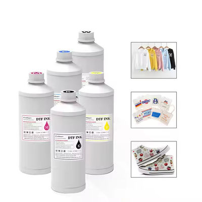 CMYK Putih 1000ml DTF Printer Ink T-Shirt Percetakan Tekstil