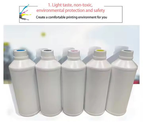 CMYK W Warna 500ml Dtf Pigmen Tinta Pencetakan Transfer Panas Untuk Printer Berbasis Air
